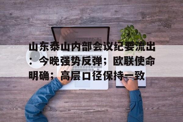 山东泰山内部会议纪要流出：今晚强势反弹；欧联使命明确；高层口径保持一致